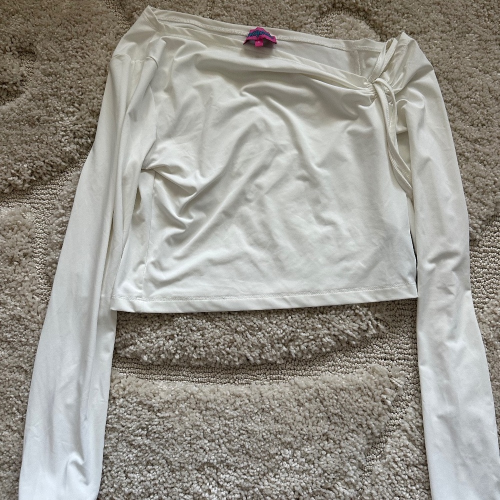 Edkited off the shoulder top